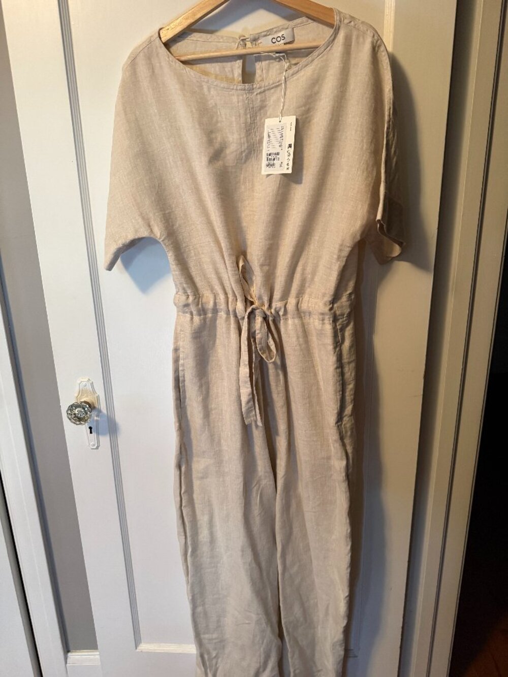 COS lightweight linen jumpsuit NWT.